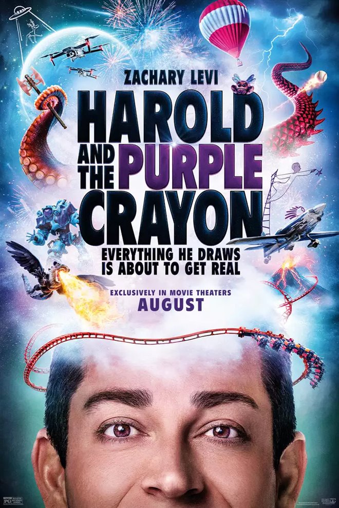 Harold and the Purple Crayon Large Poster