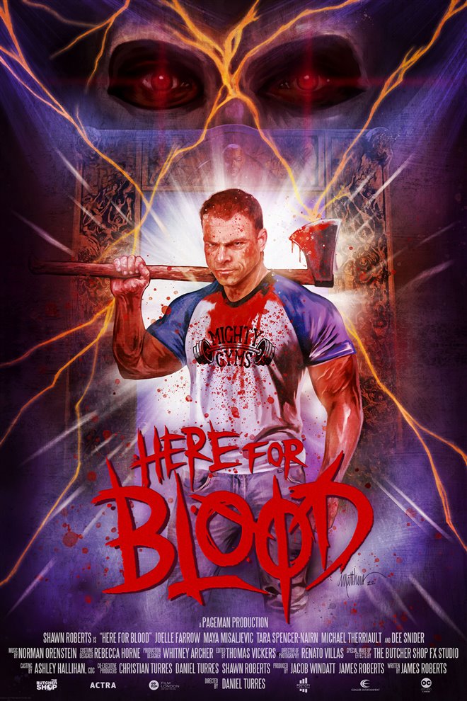 Here for Blood Large Poster