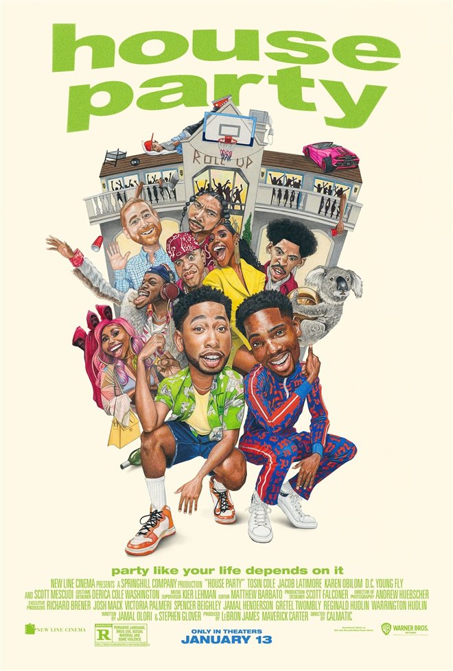 House Party movie large poster.