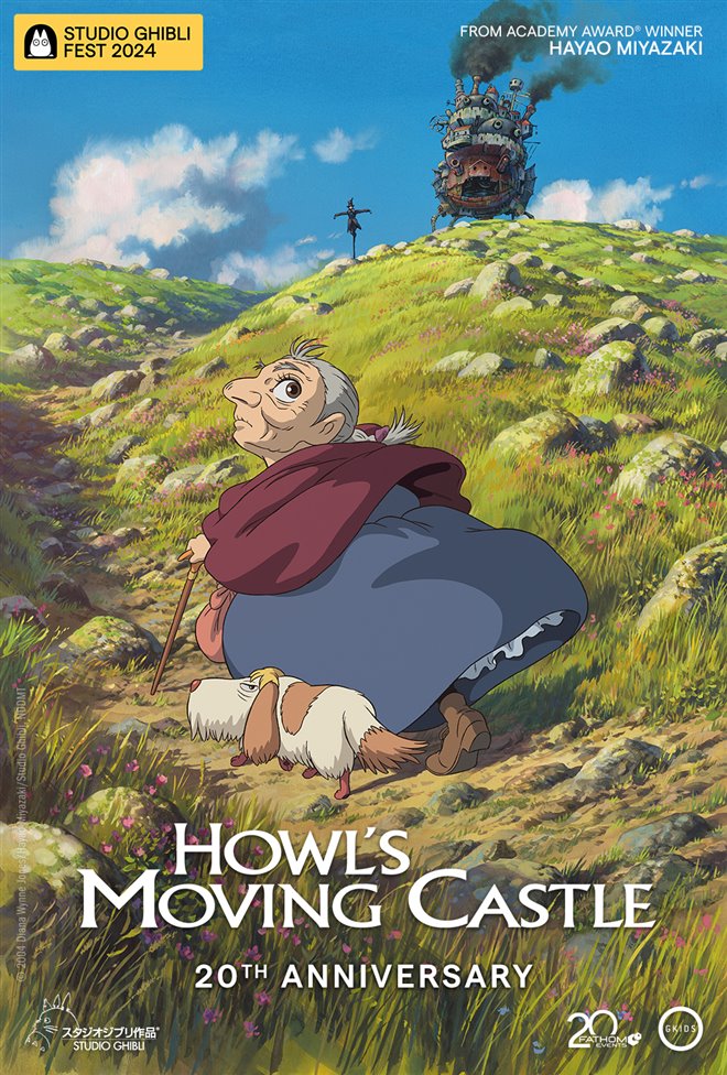 Howl's Moving Castle 20th Anniversary - Studio Ghibli Fest 2024 Large Poster
