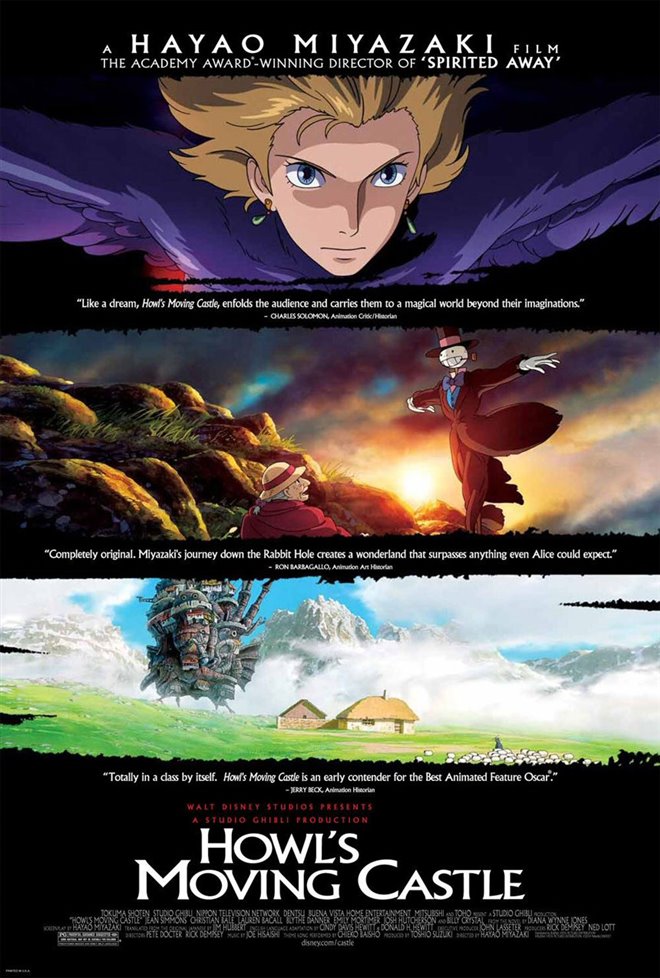 Howl's Moving Castle (Dubbed) Large Poster