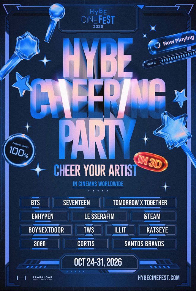 HYBE CHEERING PARTY (IN 3D) Large Poster