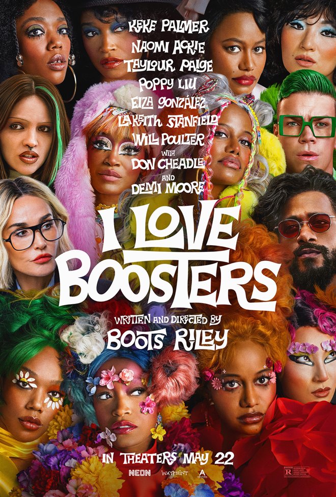I Love Boosters Large Poster