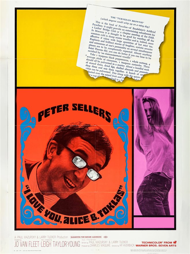 I Love You, Alice B. Toklas! Large Poster