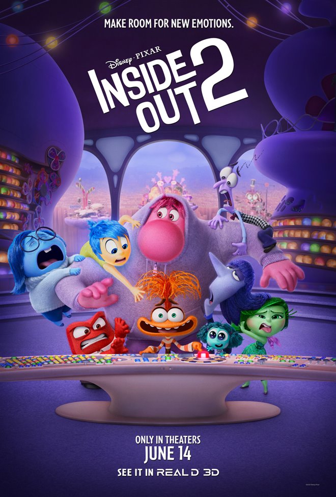 Inside Out 2 3D (Dubbed in Spanish) Large Poster