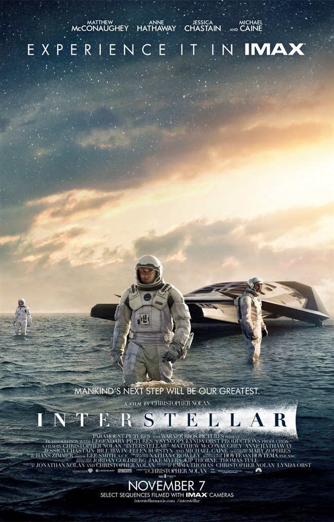 Interstellar: The IMAX Experience in 70mm Film Large Poster