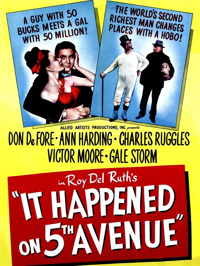 It Happened on 5th Avenue Large Poster