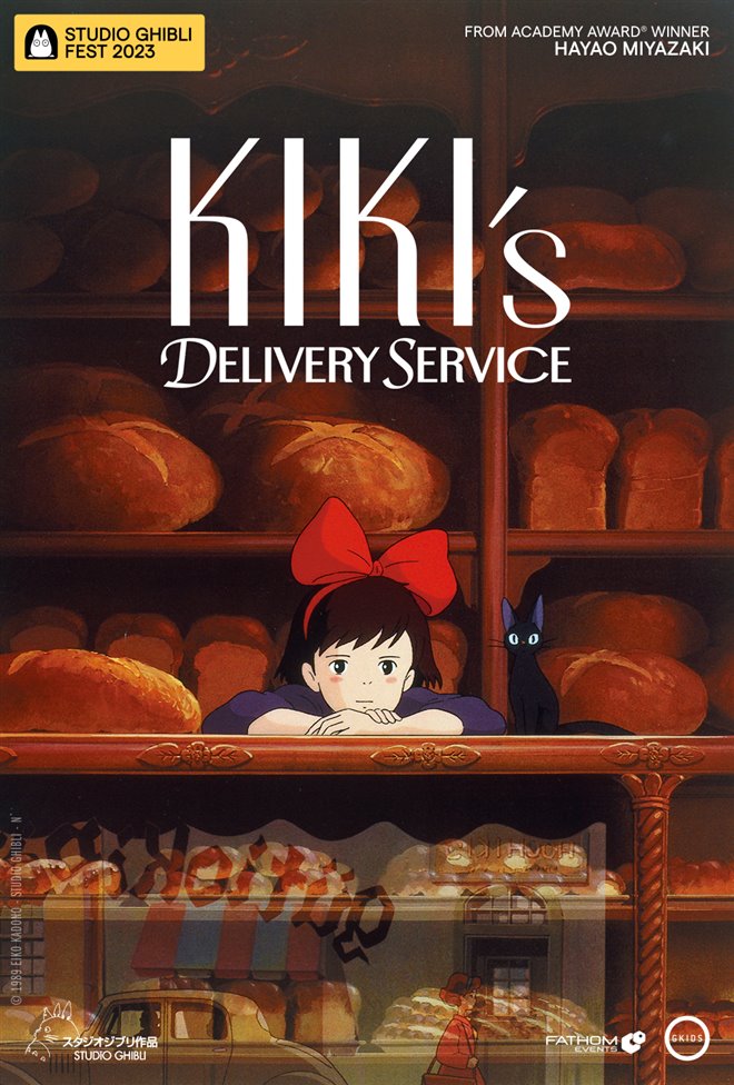Kiki's Delivery Service - Studio Ghibli Fest 2023 Large Poster