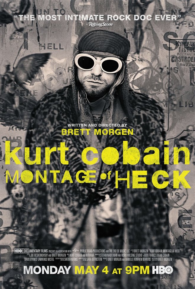 Kurt Cobain: Montage of Heck Large Poster