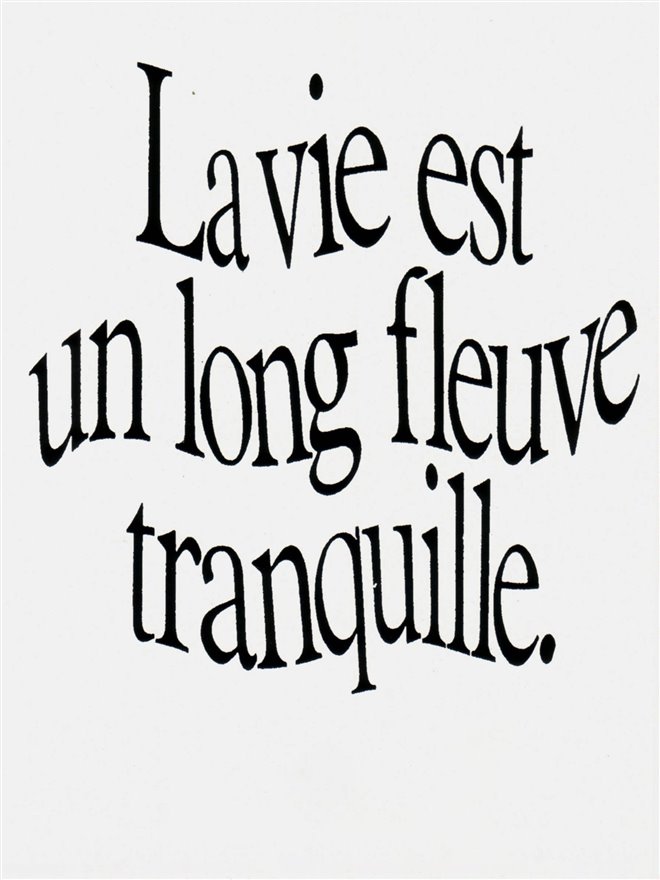 La vie est un long fleuve tranquille Large Poster