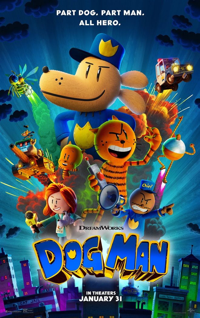 Les aventuras de Dog Man Large Poster