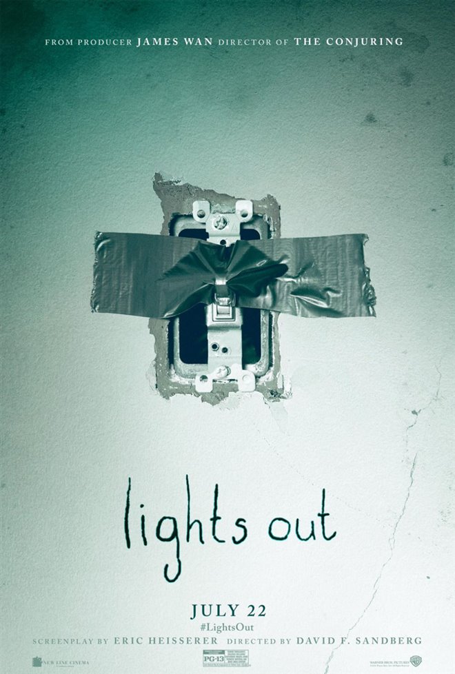 Lights Out Large Poster