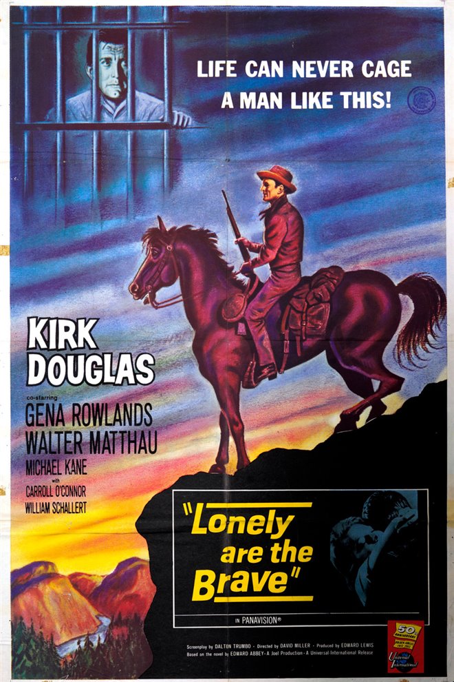 Lonely are the Brave (1962) Large Poster