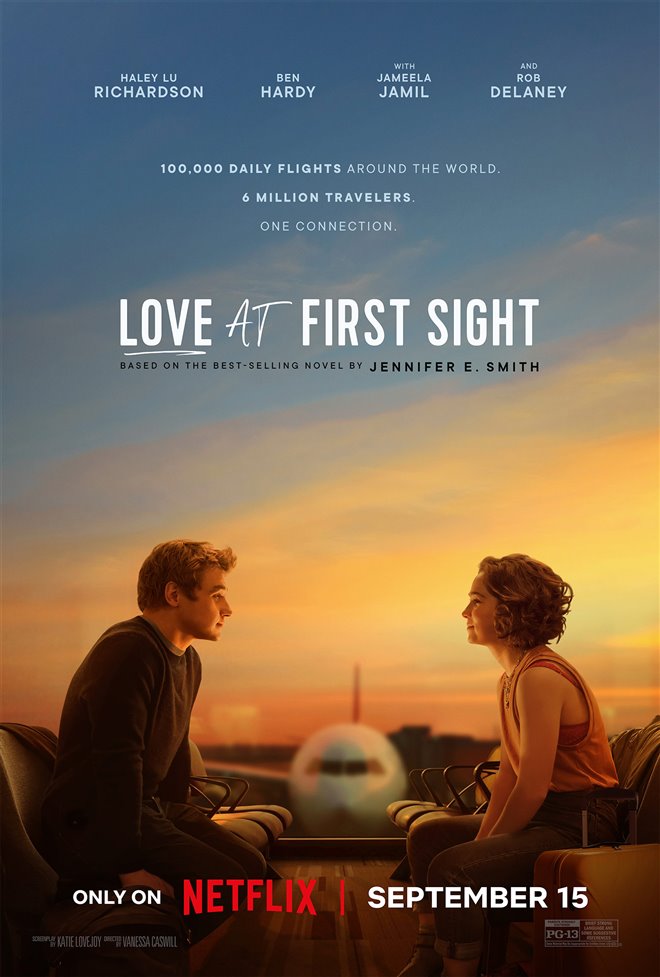 Love at First Sight (Netflix) movie large poster.