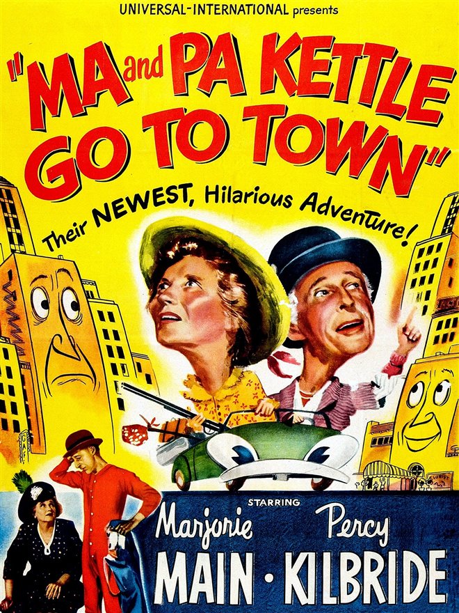 Ma and Pa Kettle Go to Town Large Poster