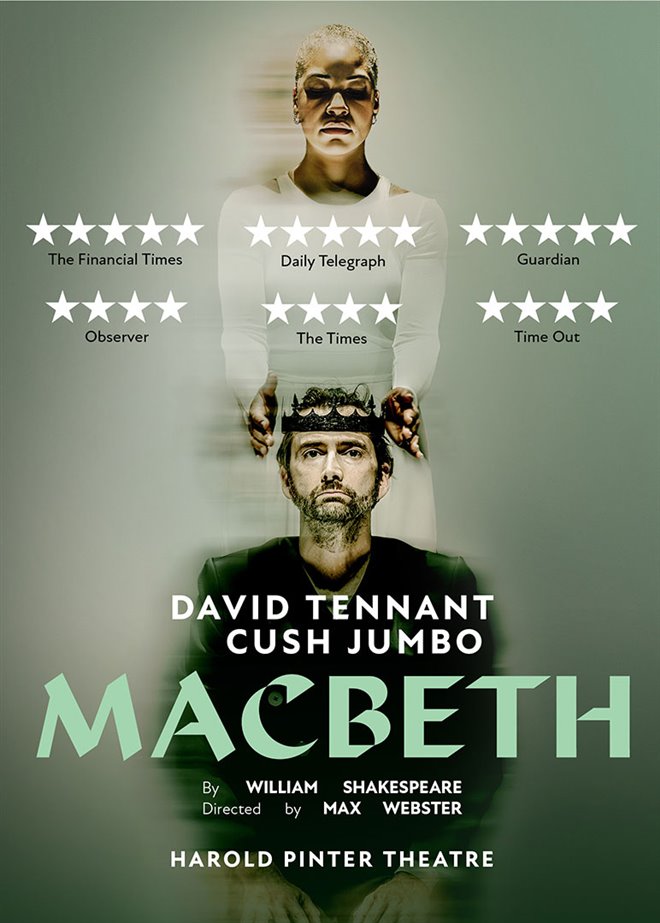 MACBETH: David Tennant & Cush Jumbo Large Poster