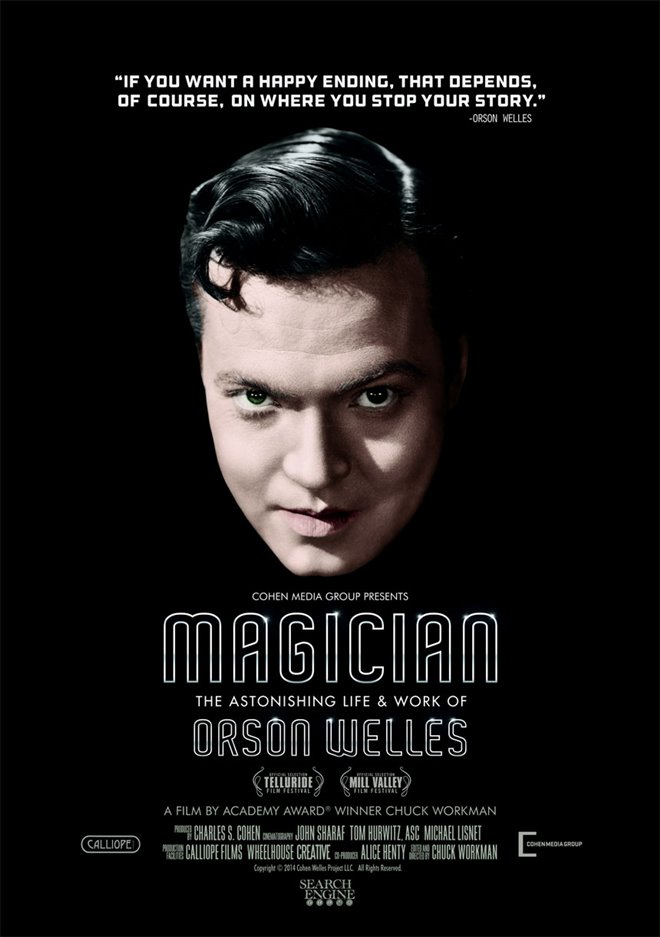 Magician: The Astonishing Life & Work of Orson Welles Large Poster