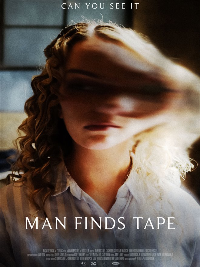 Man Finds Tape Large Poster