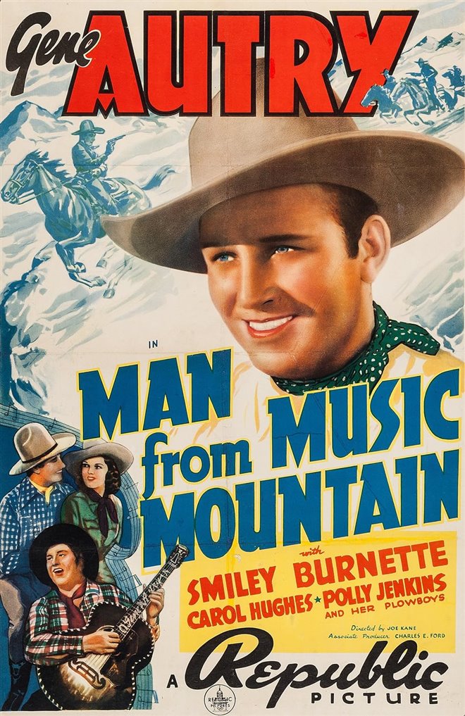 Man from Music Mountain Large Poster