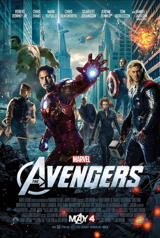 Marvel Studios 10th: The Avengers (IMAX 3D) Large Poster