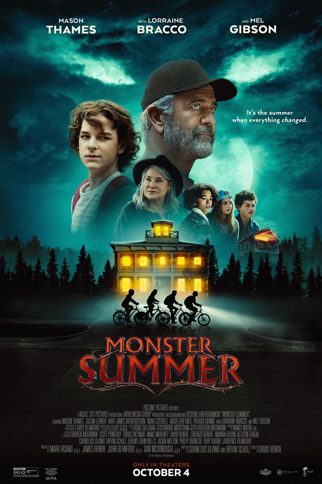 Monster Summer Large Poster