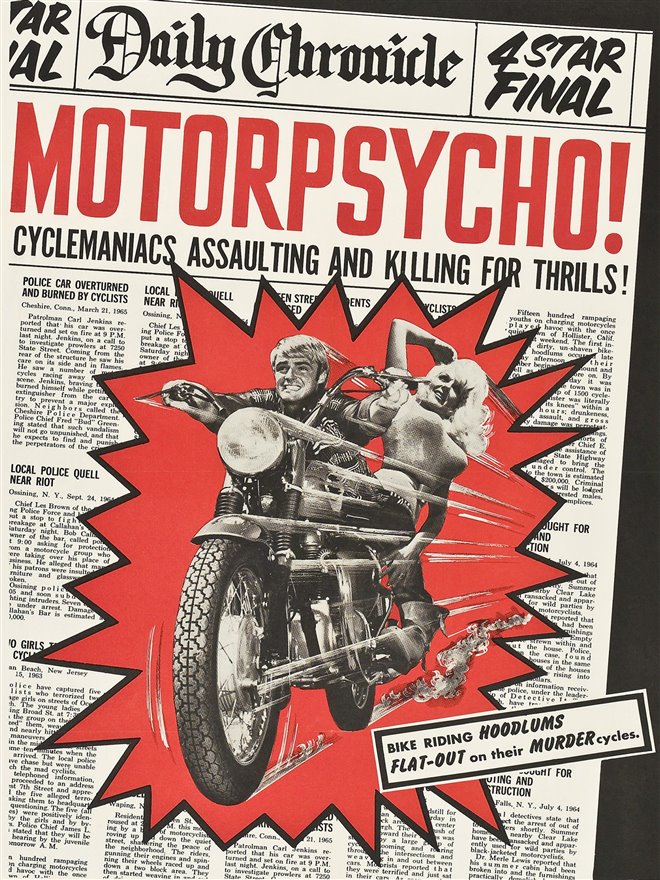 Motor Psycho (1965) Large Poster