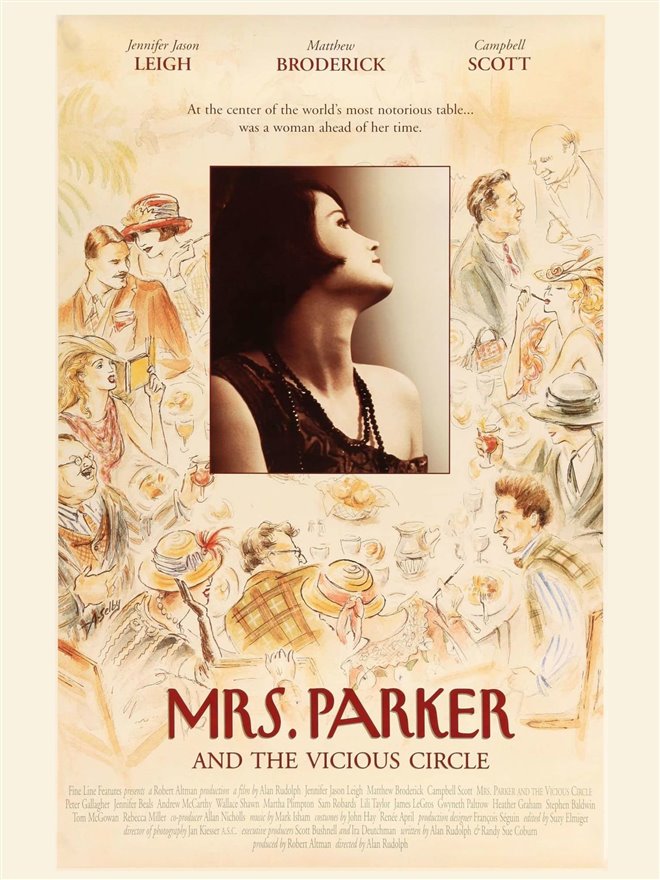 Mrs. Parker and the Vicious Circle Large Poster