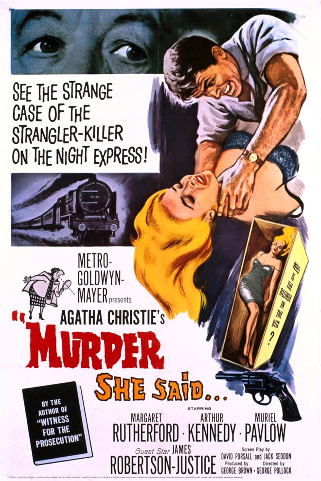 Murder, She Said Large Poster