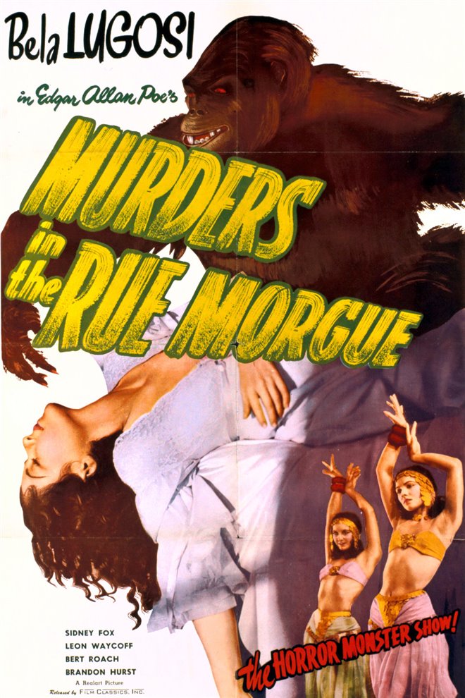 Murders in the Rue Morgue Large Poster