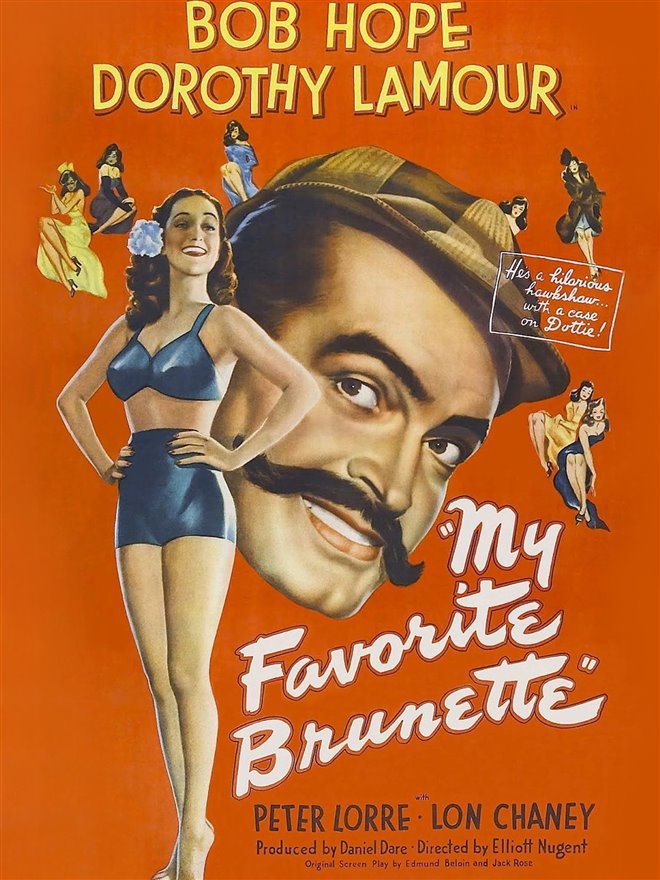 My Favorite Brunette Large Poster