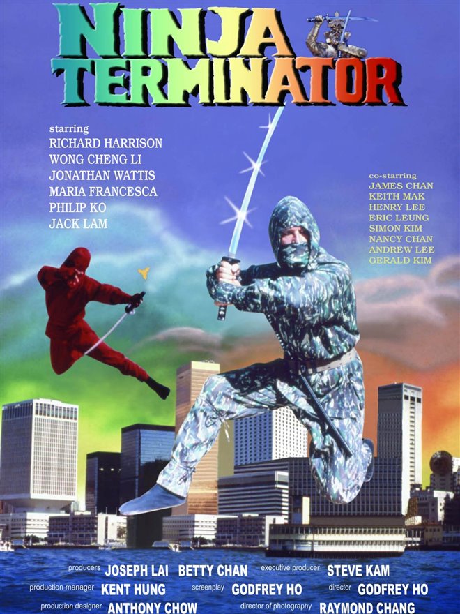 Ninja Terminator Large Poster