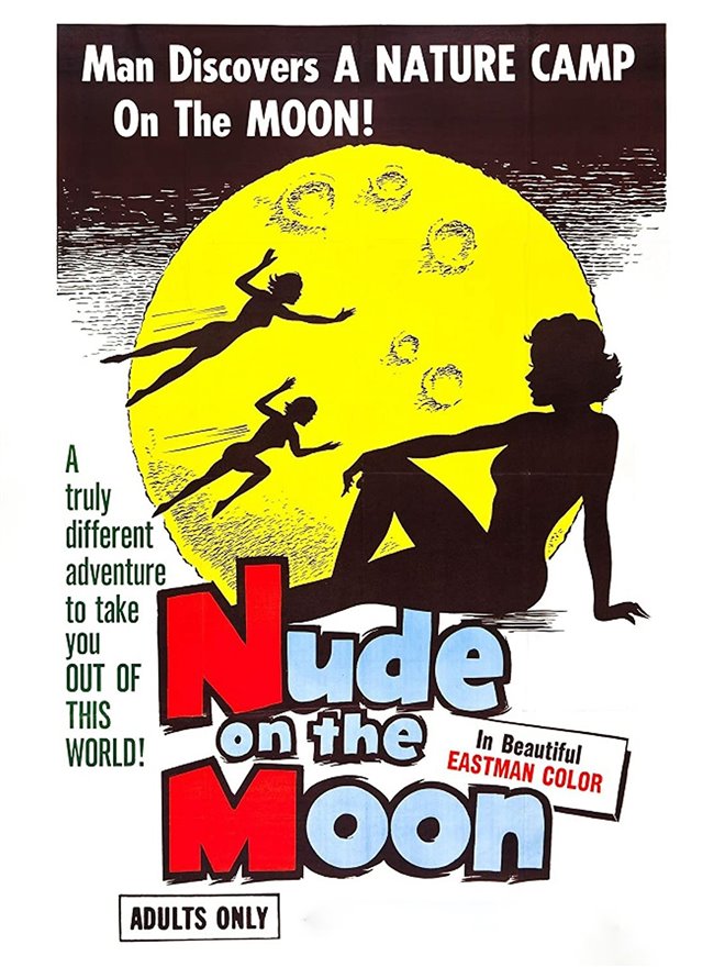 Nude on the Moon Large Poster