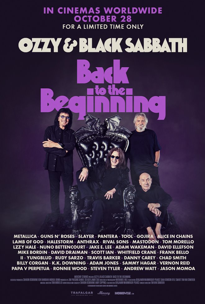 Ozzy & Black Sabbath: Back To The Beginning Large Poster