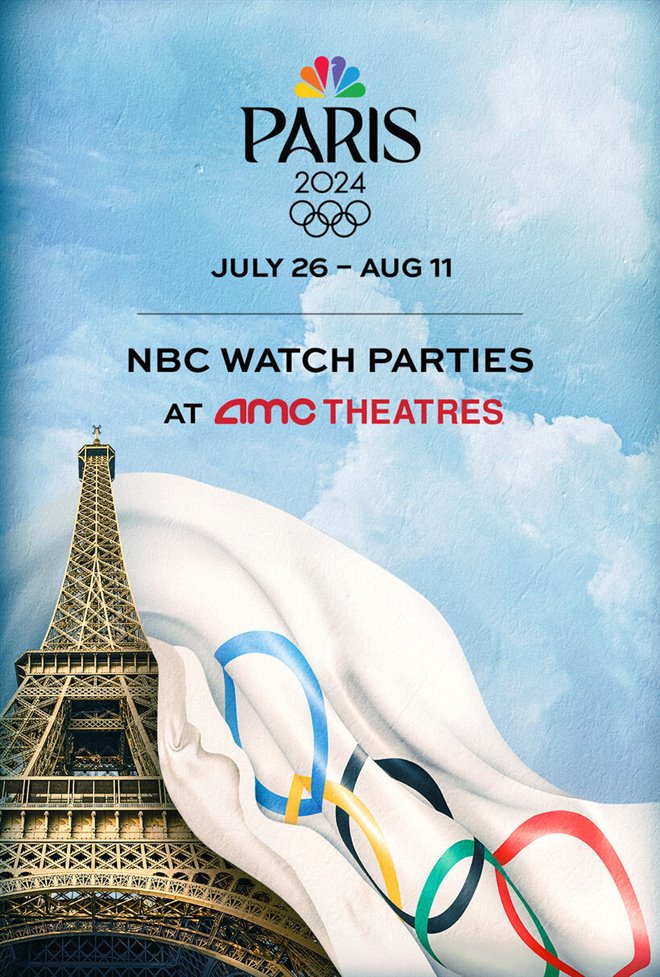 Paris Olympics on NBC at AMC Theatres Large Poster