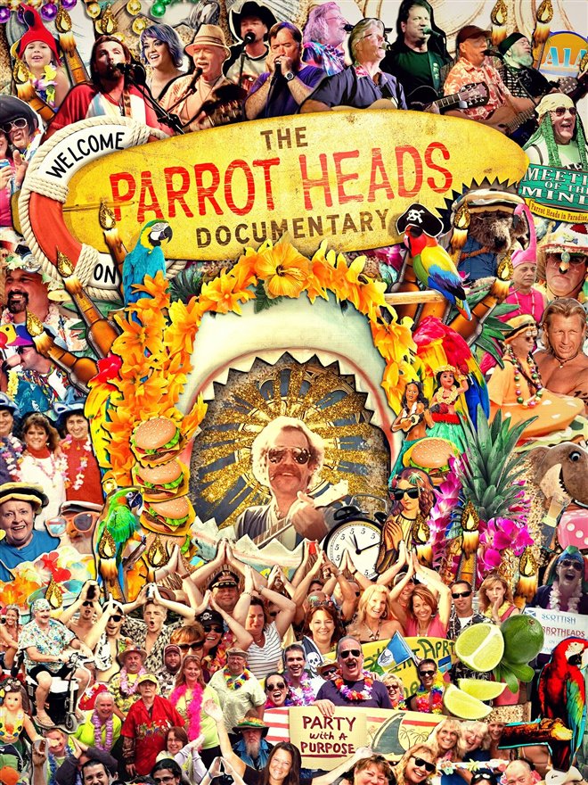 Parrot Heads Large Poster