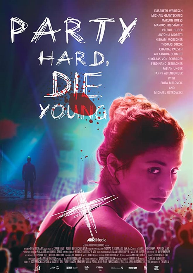 Party Hard, Die Young Large Poster