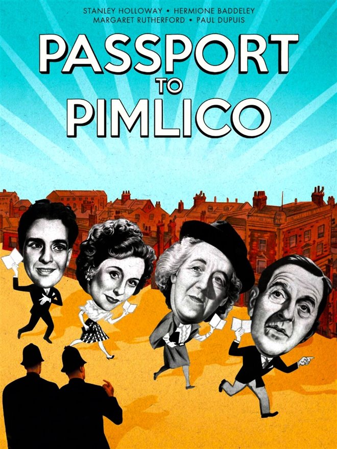 Passport to Pimlico Large Poster