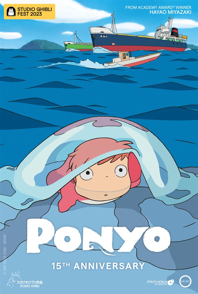 Ponyo 15th Anniversary - Studio Ghibli Fest 2023 Large Poster