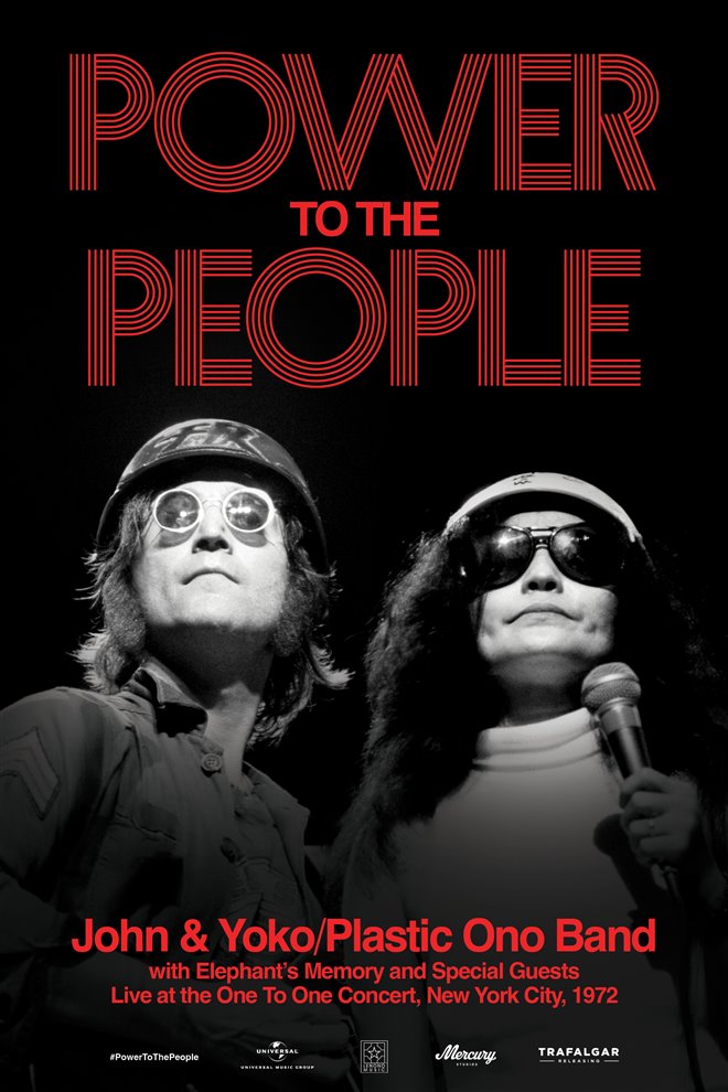 Power to the People: John & Yoko Live in NYC Large Poster