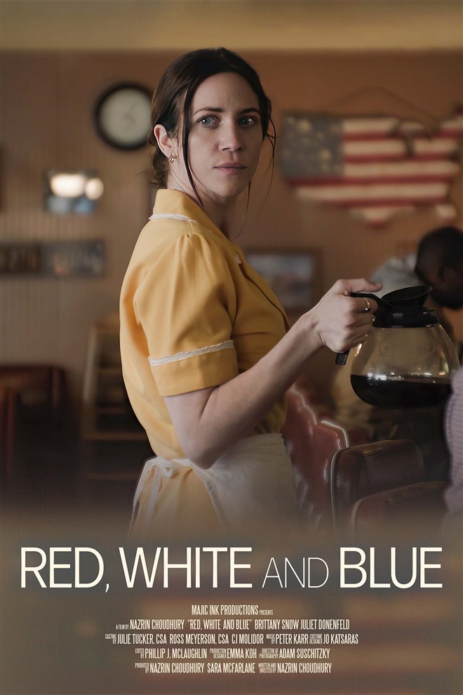 Red, White and Blue Large Poster