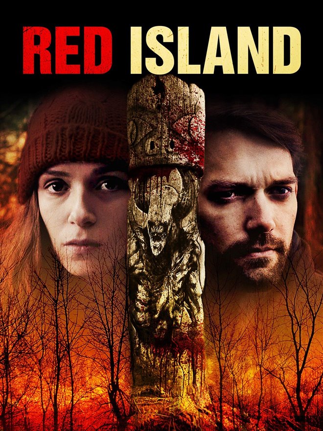 Red Island Large Poster