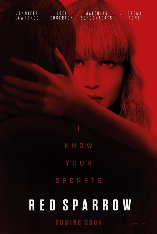 Red Sparrow Large Poster