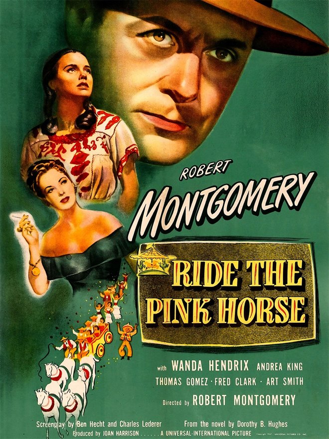 Ride the Pink Horse Large Poster