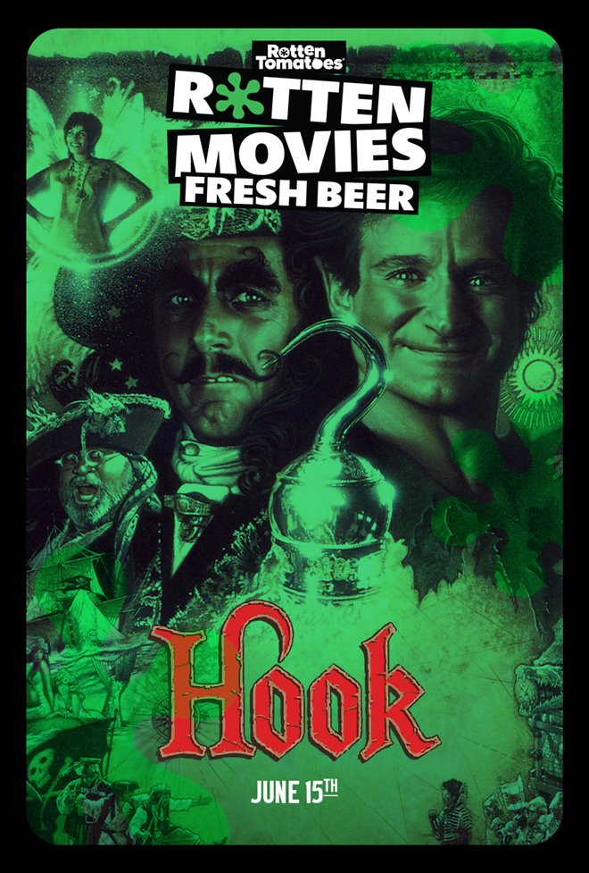 ROTTEN MOVIES, FRESH BEER: Hook Large Poster