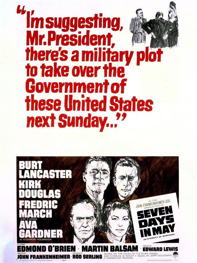 Seven Days in May (1964) Large Poster