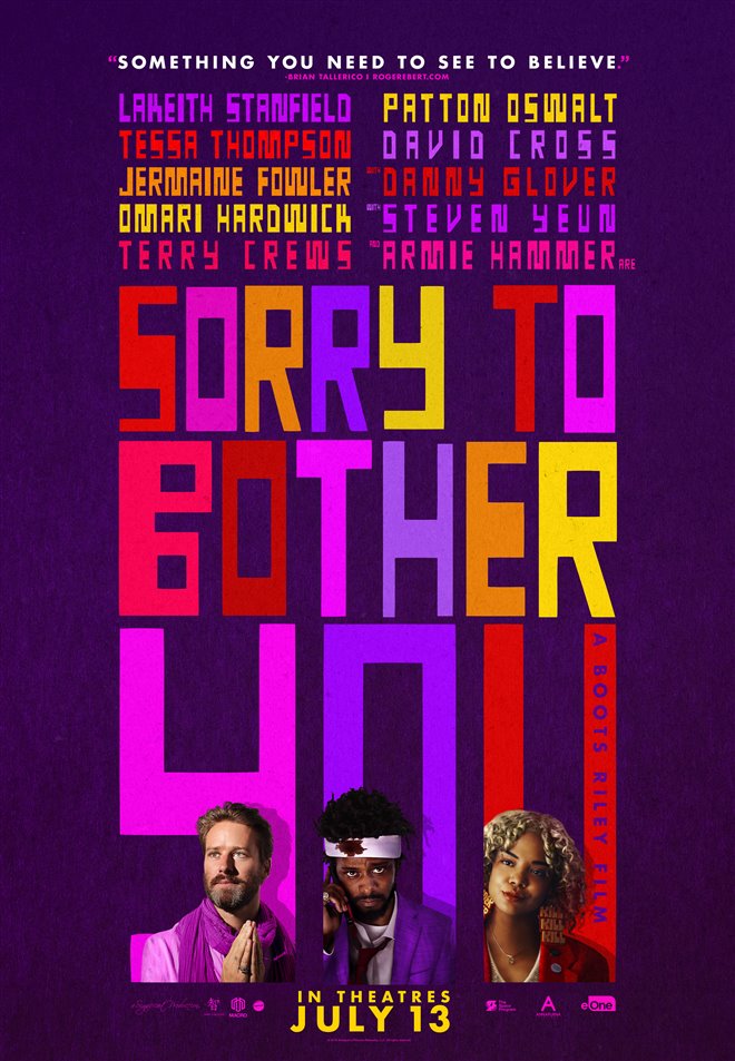 Sorry to Bother You Large Poster