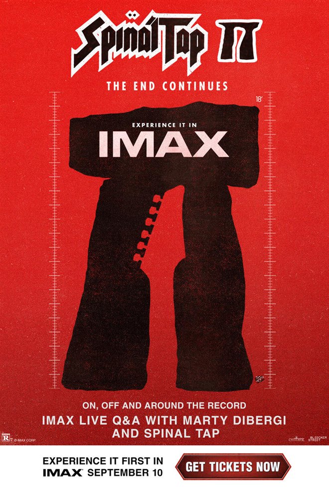Spinal Tap II: The End Continues - On, Off, and Around The Record - IMAX Live Q&A Event Large Poster