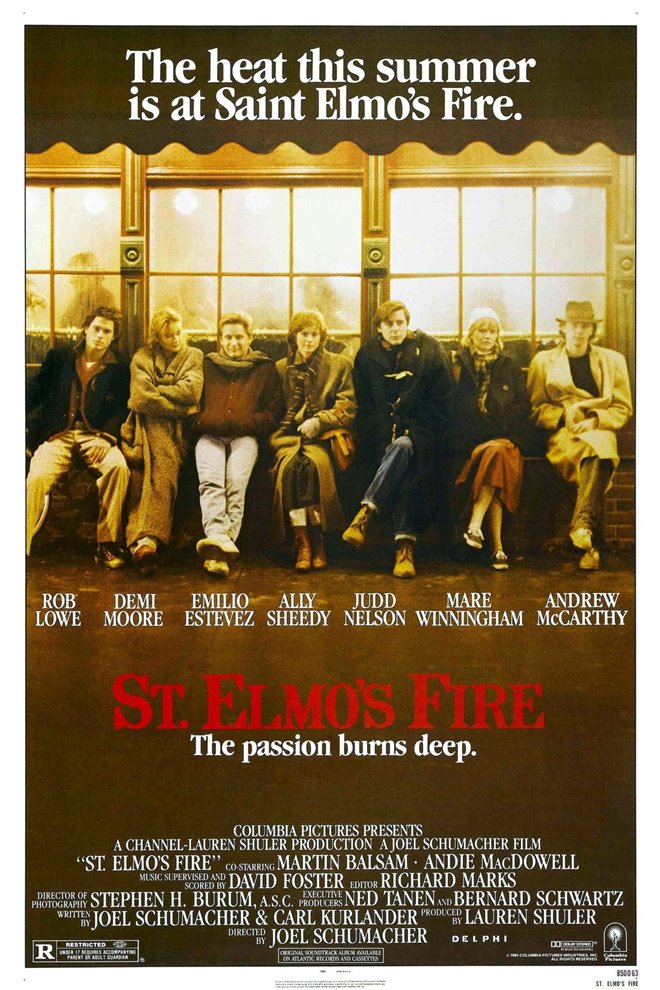 St. Elmo's Fire Large Poster