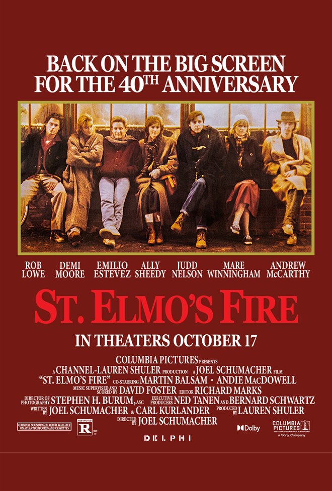 St. Elmo's Fire Large Poster