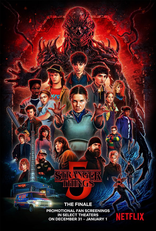 Stranger Things 5: The Finale Large Poster